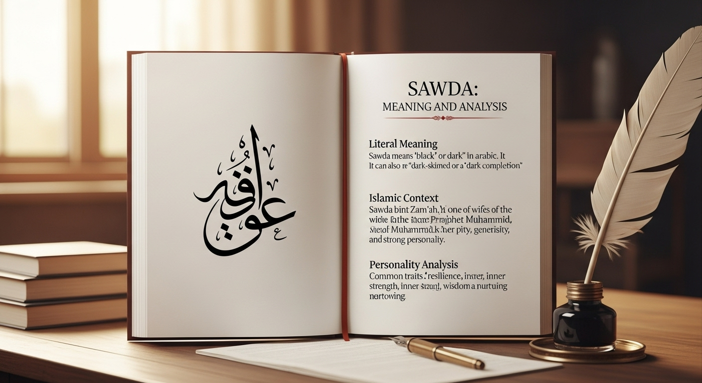 সাওদা নামের অর্থ কি? বিস্তারিত অর্থ,&hellip;