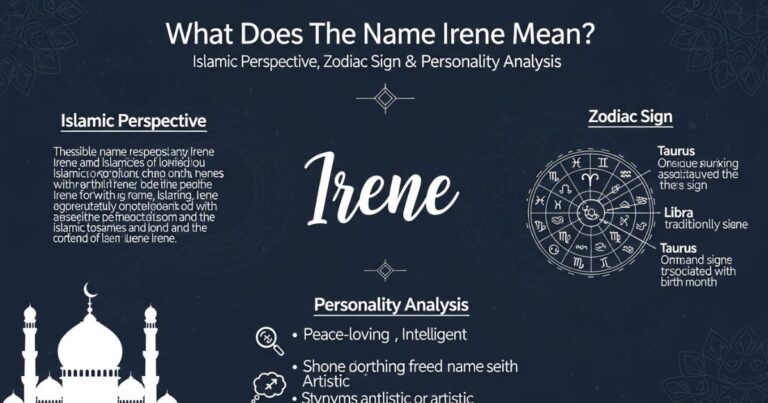আইরিন নামের অর্থ কি? ইসলামিক দৃষ্টিকোণ, রাশি ও ব্যক্তিত্ব বিশ্লেষণ