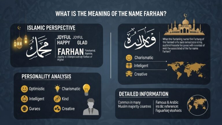 ফারহান নামের অর্থ কি? ইসলামিক দৃষ্টিকোণ, ব্যক্তিত্ব বিশ্লেষণ ও বিস্তারিত তথ্য