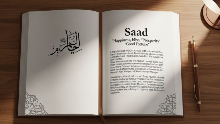 সাদ নামের অর্থ কি? ইসলামী ও সাংস্কৃতিক প্রেক্ষাপটে একটি পূর্ণাঙ্গ বিশ্লেষণ
