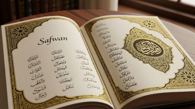 সাফওয়ান নামের সাথে যুক্ত নাম – সুন্দর ইসলামিক নামের সমাহার