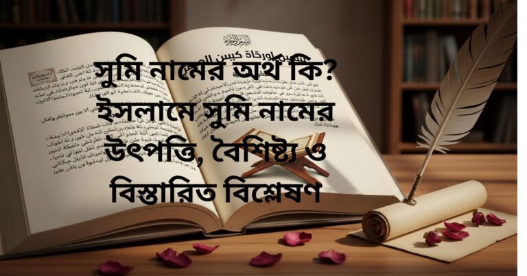 সুমি নামের অর্থ কি? ইসলামে সুমি নামের উৎপত্তি, বৈশিষ্ট্য ও বিস্তারিত বিশ্লেষণ
