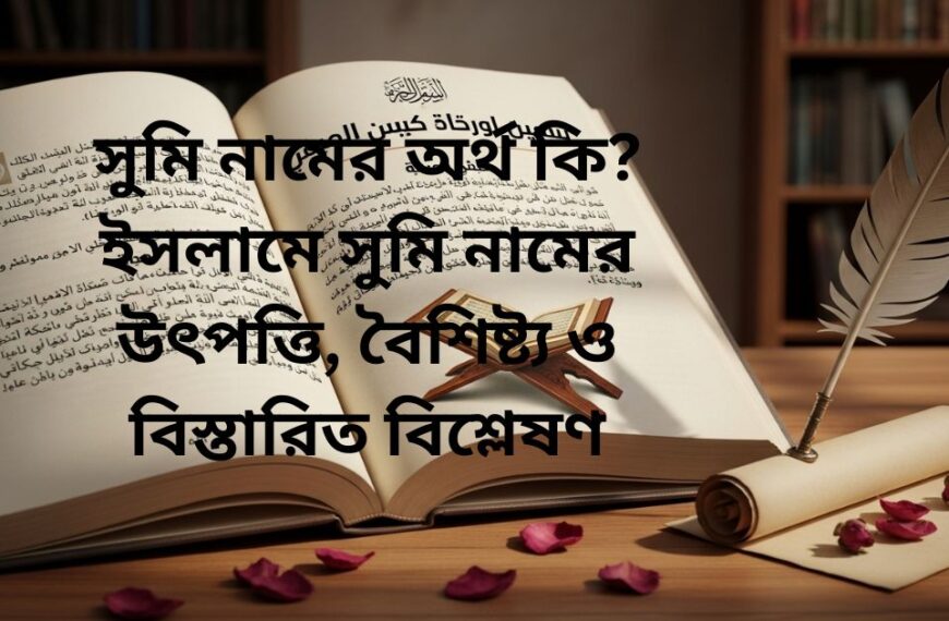 সুমি নামের অর্থ কি? ইসলামে সুমি নামের উৎপত্তি, বৈশিষ্ট্য ও বিস্তারিত বিশ্লেষণ