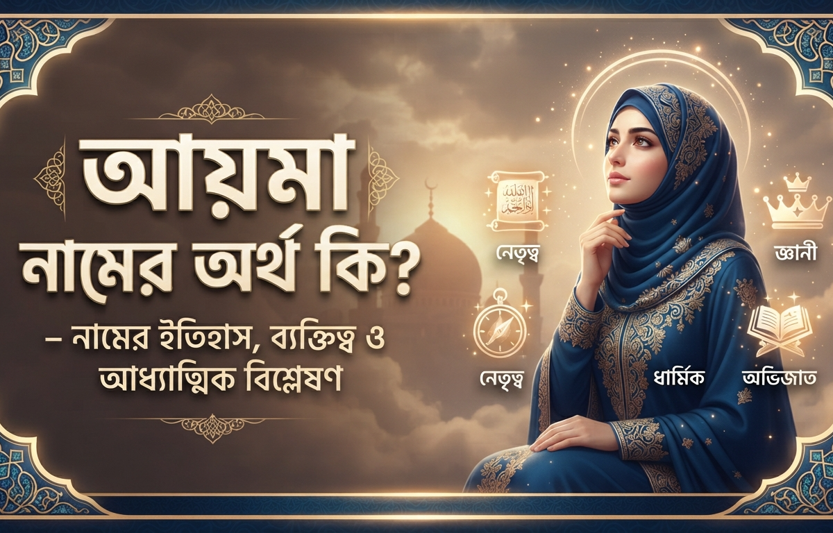 আয়মা নামের অর্থ কি? – নামের ইতিহাস, ব্যক্তিত্ব ও আধ্যাত্মিক বিশ্লেষণ