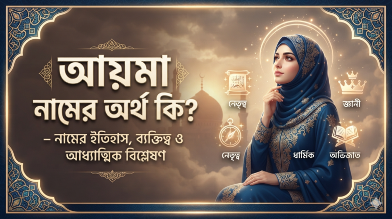 আয়মা নামের অর্থ কি? – নামের ইতিহাস, ব্যক্তিত্ব ও আধ্যাত্মিক বিশ্লেষণ