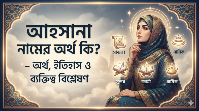 আহসানা নামের অর্থ কি? – অর্থ, ইতিহাস ও ব্যক্তিত্ব বিশ্লেষণ