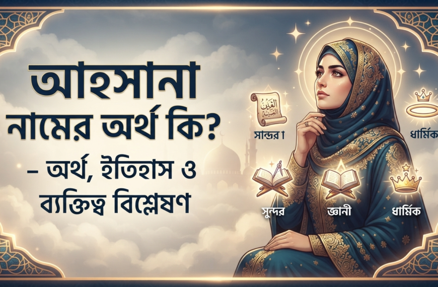 আহসানা নামের অর্থ কি? – অর্থ, ইতিহাস ও ব্যক্তিত্ব বিশ্লেষণ