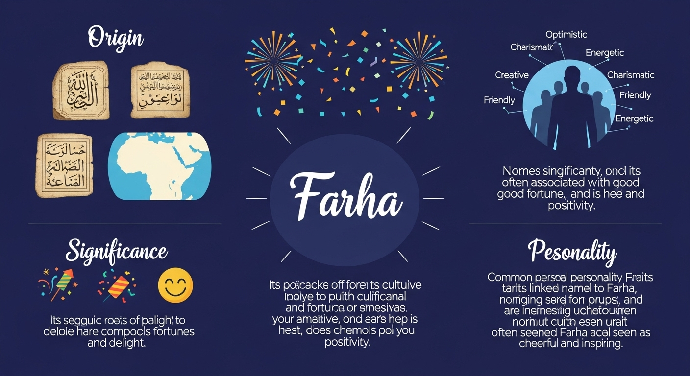 ফারহা নামের অর্থ কি? – নামের উৎপত্তি, গুরুত্ব এবং ব্যক্তিত্বের বিশ্লেষণ