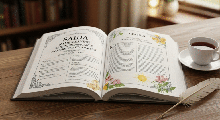 সাইদা নামের অর্থ কি? – নামের উৎপত্তি, গুরুত্ব এবং ব্যক্তিত্বের বিশ্লেষণ