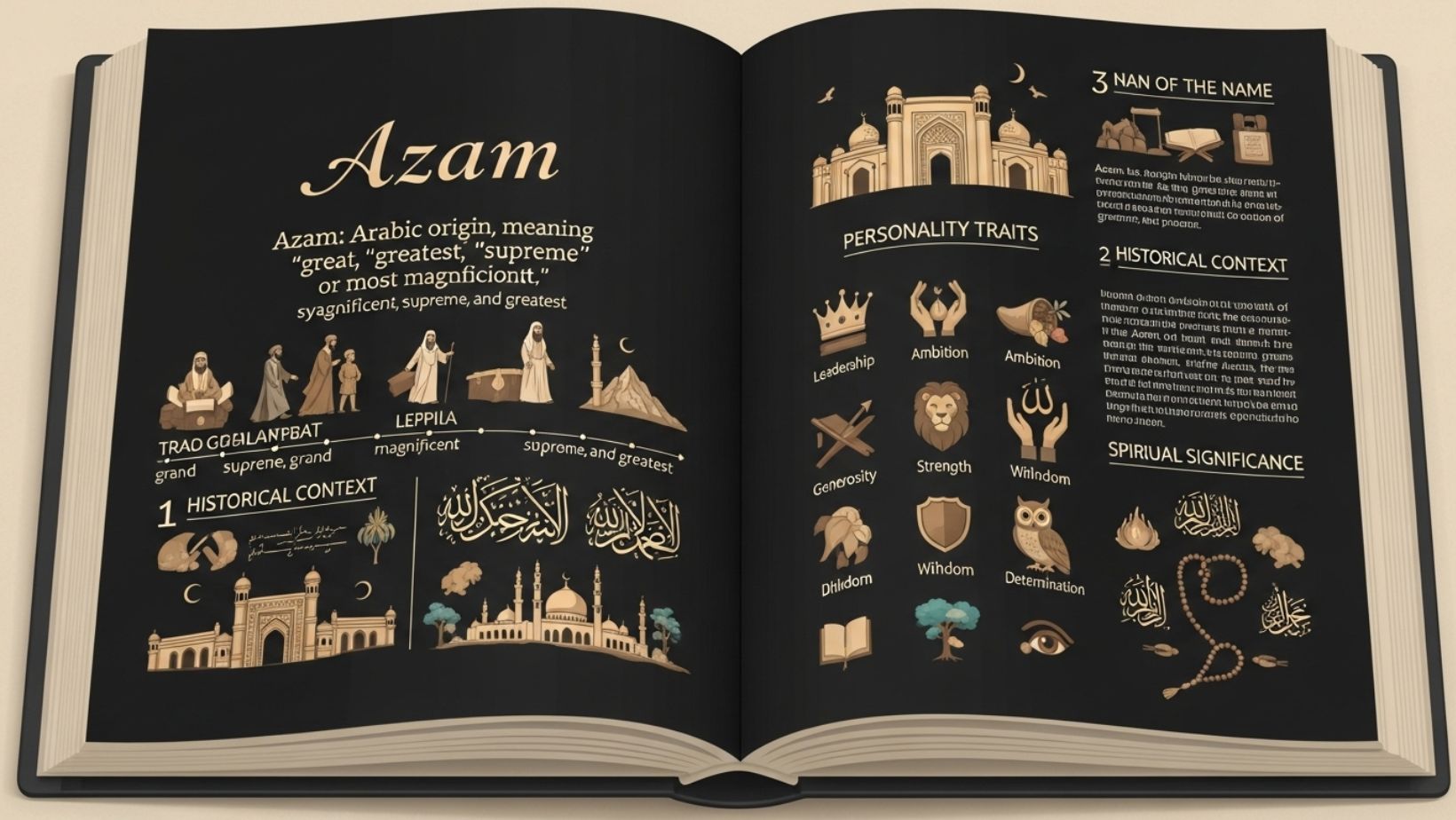 আজম নামের অর্থ কি? ইতিহাস, ব্যক্তিত্ব বৈশিষ্ট্য এবং আধ্যাত্মিক গুরুত্বসহ পূর্ণাঙ্গ বিশ্লেষণ