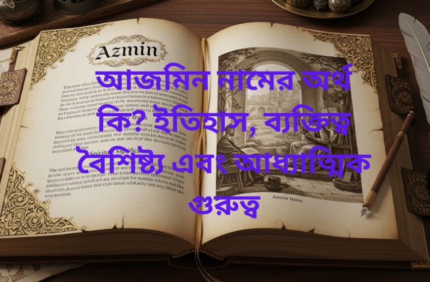 আজমিন নামের অর্থ কি? ইতিহাস, ব্যক্তিত্ব বৈশিষ্ট্য এবং আধ্যাত্মিক গুরুত্ব