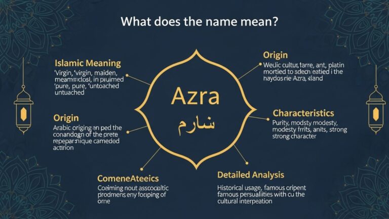 আজরা নামের অর্থ কি?  আজরা নামের ইসলামিক অর্থ, উৎস, বৈশিষ্ট্য ও বিস্তারিত বিশ্লেষণ