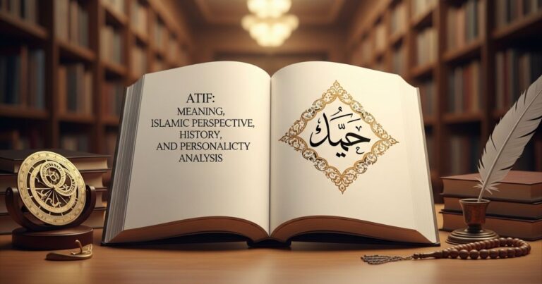 আতিফ নামের অর্থ কি? ইসলামিক দৃষ্টিকোণ, ইতিহাস ও ব্যক্তিত্ব বিশ্লেষণ