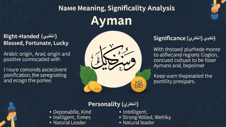 আয়মান নামের অর্থ কি? – নামের অর্থ, গুরুত্ব ও ব্যক্তিত্বের বিশ্লেষণ