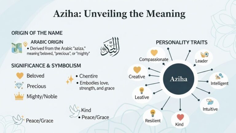 আযিহা নামের অর্থ কি? – নামের উৎপত্তি, গুরুত্ব এবং ব্যক্তিত্বের বিশ্লেষণ
