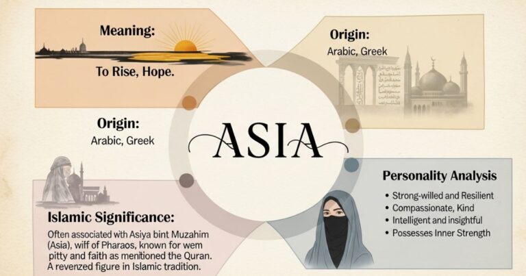 আসিয়া নামের অর্থ কি? অর্থ, উৎস, ইসলামে গুরুত্ব ও ব্যক্তিত্ব বিশ্লেষণ