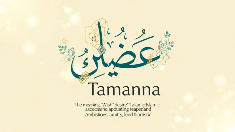 তামান্না নামের অর্থ কি? সুন্দর অর্থ, ইসলামিক দৃষ্টিকোণ ও নামের বৈশিষ্ট্য