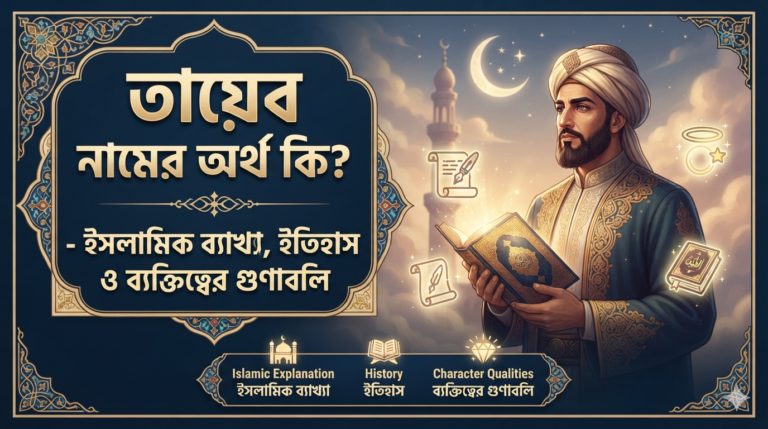 তায়েব নামের অর্থ কি? – ইসলামিক ব্যাখ্যা, ইতিহাস ও ব্যক্তিত্বের গুণাবলি