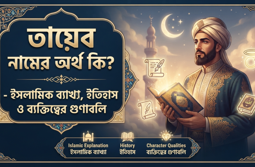 তায়েব নামের অর্থ কি? – ইসলামিক ব্যাখ্যা, ইতিহাস ও ব্যক্তিত্বের গুণাবলি