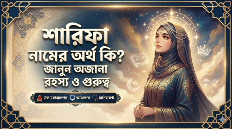 শারিফা নামের অর্থ কি? জানুন অজানা রহস্য ও গুরুত্ব