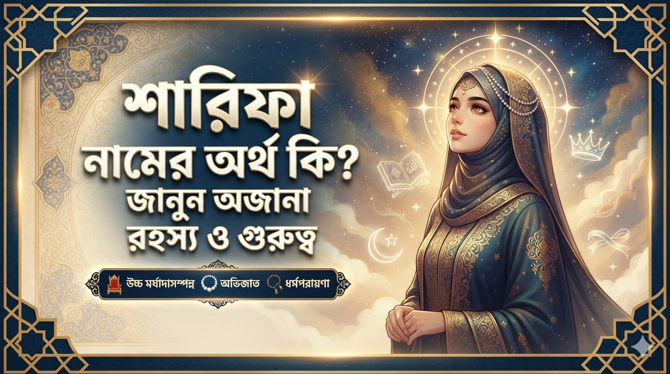 শারিফা নামের অর্থ কি? জানুন অজানা রহস্য ও গুরুত্ব