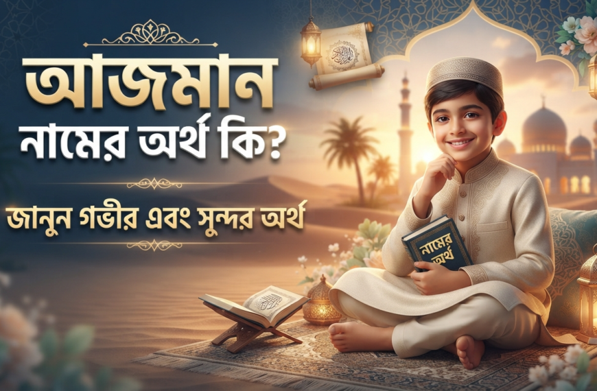 আজমান নামের অর্থ কি জানুন গভীর এবং সুন্দর অর্থ