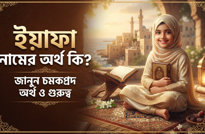 ইয়াফা নামের অর্থ কি জানুন চমকপ্রদ অর্থ ও গুরুত্ব