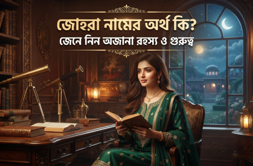 জোহরা নামের অর্থ কি জেনে নিন অজানা রহস্য ও গুরুত্ব