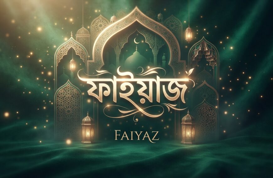 ফাইয়াজ নামের অর্থ কি? জানুন আরবি ও ইসলামিক অর্থ, বানান, উৎস ও বিস্তারিত তথ্য