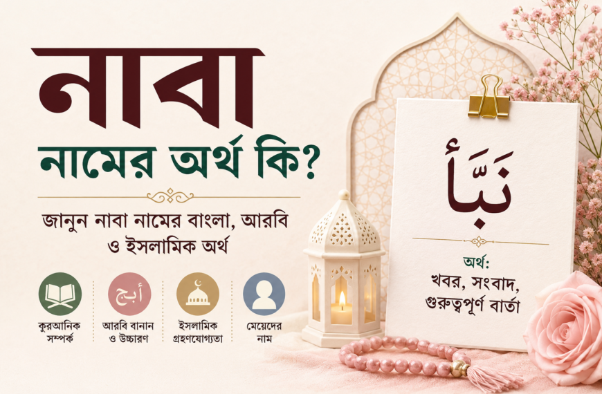 নাবা নামের অর্থ কি