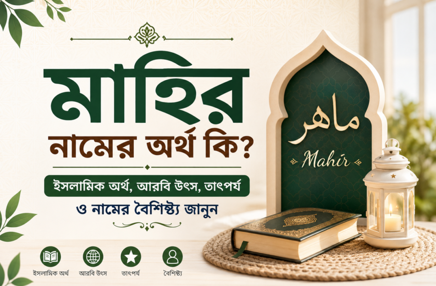 মাহির নামের ইসলামিক অর্থ ও তাৎপর্য