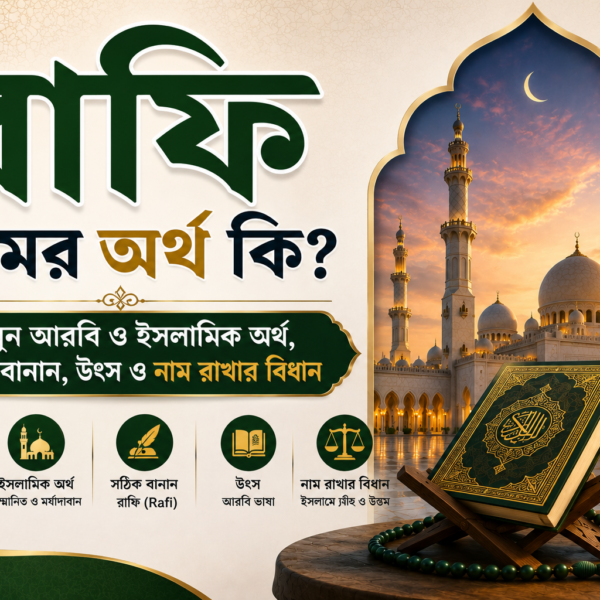 রাফি নামের অর্থ কি?