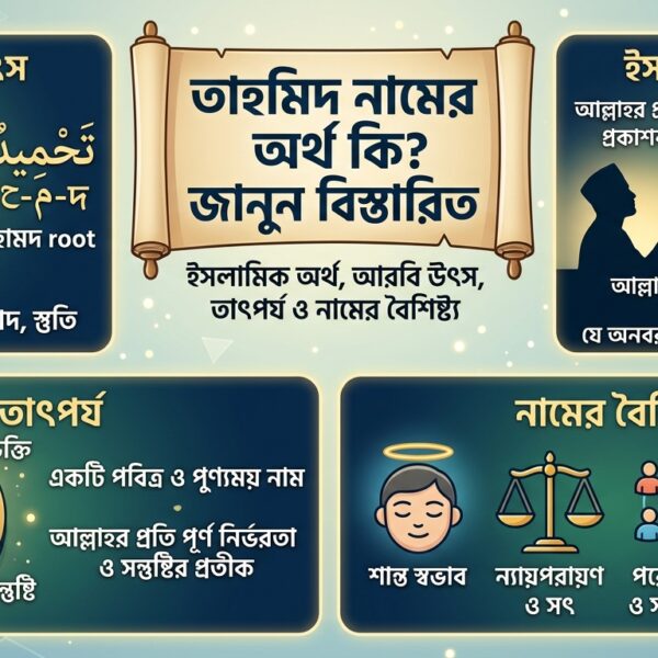 তাহমিদ নামের অর্থ কি? জানুন ইসলামিক অর্থ, আরবি উৎস, তাৎপর্য ও নামের বৈশিষ্ট্য